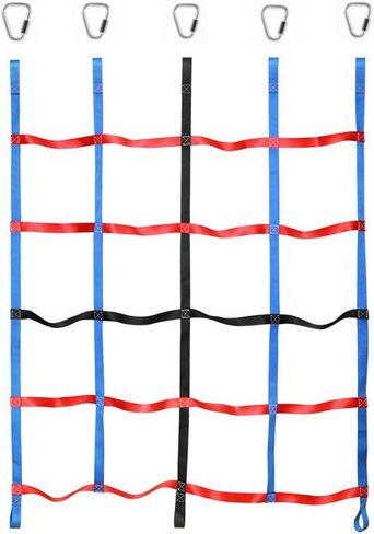 ليتس جود شبكة كارجو تسلق للاطفال في الهواء الطلق - شبكة نينجا من البوليستر للتسلق للملعب ودورات العوائق وبيت الشجرة ومجموعة التأرجح in Kuwait