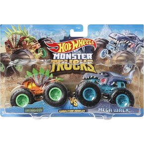 شاحنات مونستر موتوسورس ضد ميجا ريكس، مزدوجة الهدم (مقياس 1:64) in Kuwait