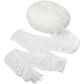 10Yards/9.14m Cotton Fringe Tassel Lace Trim 2-3/8 Inch Black Cotton Sewing Fringe Trim for DIY Clothes Sewing Curtain Lampshade Decoration Crafts in Kuwait