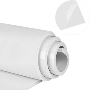 Neoprene Sponge Rubber Foam Sheets with Adhesive Backing, 12" x 60" x 1/4" Black Foam Roll Insulation Board Soundproof Neoprene Mat, Great for Cosplay Padding, DIY, Gaskets, Costume, Crafts