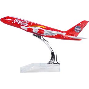 24-Hours Coca Aerospace A380 Alloy Flying Model Aircraft Birthday Gift Plane Models chiristmas Gift 1:400 in Saudi Arabia
