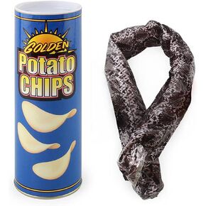 شريحة بطاطس Miuion ثعبان في علبة مزحة مضحكة حجم كبير لعيد كذبة أبريل وديكور حفلات الهالوين - صغير in Kuwait