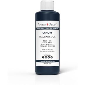 Opium 4 oz. Fragrance Oil I Perfume I Skin Oil I Scented Oil. DIY Projects Such as Candles, Bath Bombs, Body Butters, Creams & Lotions. Few Drops in The Diffuser, Burners, or Warmers.