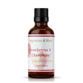 عطور وأكثر - زيت عطري بالفراولة والشمبانيا لصنع الشموع 2 أونصة. (60 مل) روائح الشموع لصنع الشموع. زيت معطر للمنزل. الزيوت العطرية لصناعة الصابون. الزيوت العطرية. in Kuwait
