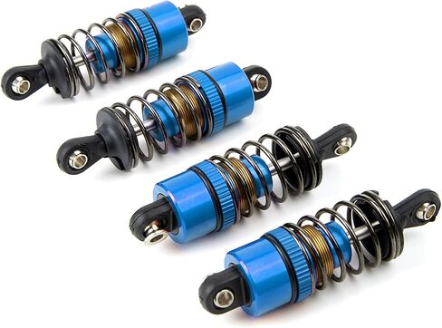 TOOMOD 1/10 50 مم RC مجموعة ممتص الصدمات المملوءة بالزيت لـ Tamiya TT-01 TT-02 M03 M04 M05 M06 TA05 1:10 على الطريق ترقيات السيارات استبدال الأجزاء (أزرق) in Kuwait