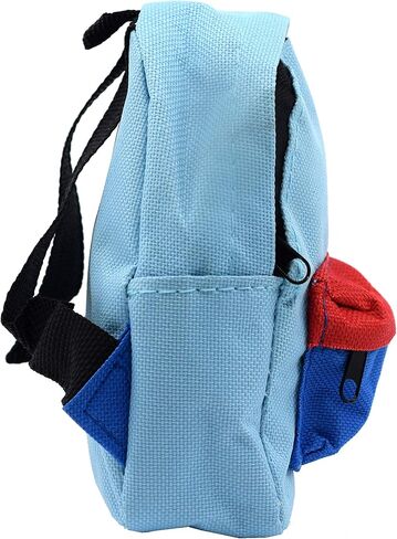 Teak Tuning Fingerboard Backpack Case, Blue - 5" x 3.75" - Miniature Canvas Bag for Tuning Travel & Storage in Saudi Arabia