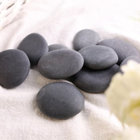 BigOtters 10PCS Painting Rocks, Dark Rocks for Painting Kindness Rocks Hand Picked Painting Stones for Art Crafts Home Decor in Saudi Arabia