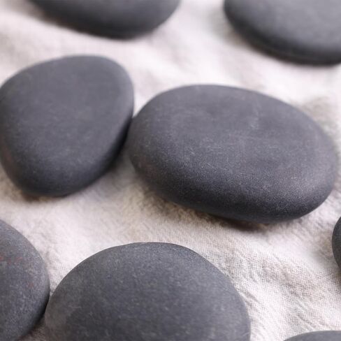 BigOtters 10PCS Painting Rocks, Dark Rocks for Painting Kindness Rocks Hand Picked Painting Stones for Art Crafts Home Decor in Saudi Arabia