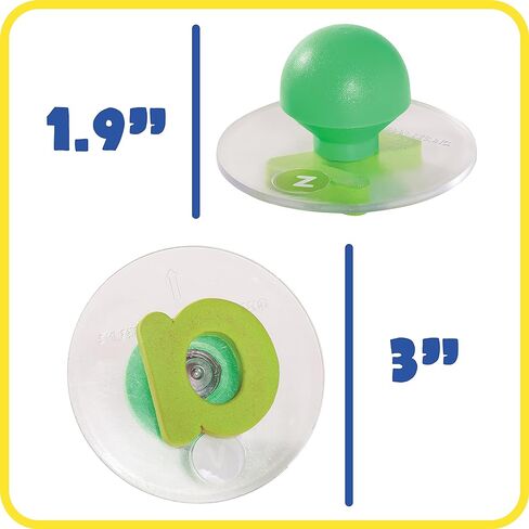 READY 2 LEARN Giant Stampers - Alphabet - Lowercase - Easy to Hold Foam Stamps for Kids - Arts and Crafts Stamps for Displays, Posters, Signs and DIY Projects, 4 in Dia, Multi, Set of 28 in Saudi Arabia