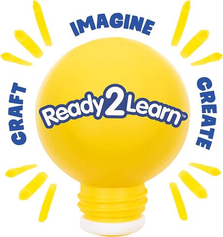 READY 2 LEARN Giant Stampers - Alphabet - Lowercase - Easy to Hold Foam Stamps for Kids - Arts and Crafts Stamps for Displays, Posters, Signs and DIY Projects, 4 in Dia, Multi, Set of 28 in Saudi Arabia