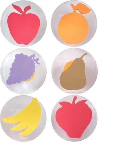 READY 2 LEARN Giant Stampers - Fruit - Set of 6 - Easy to Hold Foam Stamps for Kids - Arts and Crafts Stamps for Displays, Posters, Signs and DIY Projects in Saudi Arabia