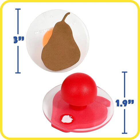 READY 2 LEARN Giant Stampers - Fruit - Set of 6 - Easy to Hold Foam Stamps for Kids - Arts and Crafts Stamps for Displays, Posters, Signs and DIY Projects in Saudi Arabia