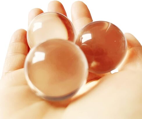 3-Pack of 32mm Small Size Clear Acrylic Contact Juggling Ball Set, 3pcs of 1.26 inches Acrylic Ball to Manage Triangle of 3 or Pyramid of Multiple Balls Contact Juggling in Kuwait