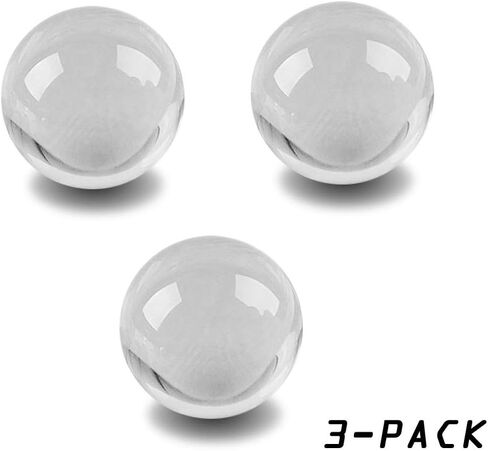 3-Pack of 32mm Small Size Clear Acrylic Contact Juggling Ball Set, 3pcs of 1.26 inches Acrylic Ball to Manage Triangle of 3 or Pyramid of Multiple Balls Contact Juggling in Kuwait