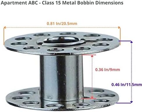 مجموعة ابر ماكينة خياطة شديدة التحمل | المقاسات: (5x110/18 عالمي، 5x110/18 جلد و5x110/18 جينز 5x110/18) | ابر ماكينة الخياطة شديدة التحمل لماكينات الخياطة المنزلية من شقة اي بي سي in Kuwait