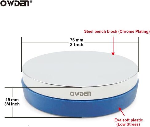 طقم ختم معدني من أودن لأختام المجوهرات، مجموعة واحدة لكمة حروف كبيرة، مجموعة واحدة من أدوات صغيرة ومجموعة أدوات لكمة الأرقام ومجموعة من الخط الفني. قطعة واحدة، مطرقة كرافتر مع كتلة معدنية in Kuwait