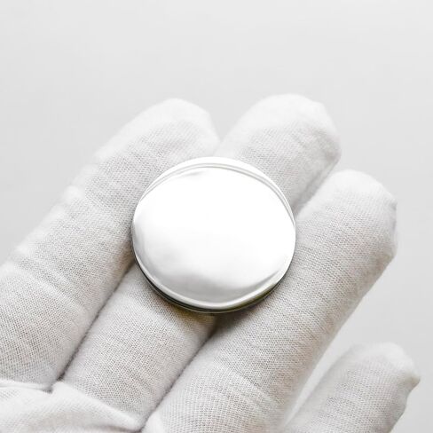 قرص MICAIKEM مقاس 1 1/4 بوصة من الفولاذ المقاوم للصدأ للعملات المعدنية بدائرة سميكة 1/8 بوصة علامات معدنية لعلامات كرة الجولف للختم والنقش. حزمة من 5 in Kuwait