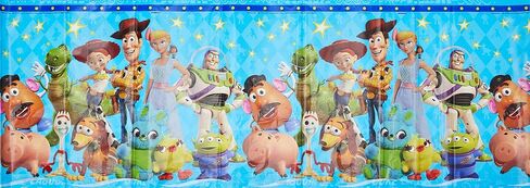Amscan 572367 Toy Story 4 Blue Plastic Party Table Cover, 54" x 96", 1 piece in Saudi Arabia