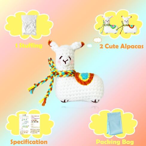مجموعة Yarniss Crochet للمبتدئين مع كرات الغزل والخيط، بما في ذلك خطافات الكروشيه المريحة 0.5 مم ~ 8.0 مم والإكسسوارات in Kuwait