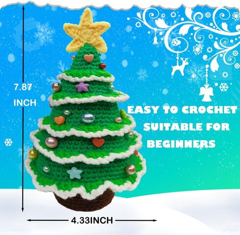 مجموعة Yarniss Crochet للمبتدئين مع كرات الغزل والخيط، بما في ذلك خطافات الكروشيه المريحة 0.5 مم ~ 8.0 مم والإكسسوارات in Kuwait