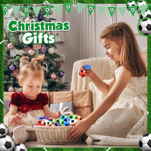 كرات الضغط الإسفنجية للأطفال - 32 عبوة من كرات الضغط السائبة، كرات إسفنجية للضغط على ألعاب الململة، كرات الضغط الحسية للأطفال الذين يعانون من AHDH، والتوحد، وحشو حقائب هدايا عيد الميلاد، وحشوات للتخزين in Kuwait