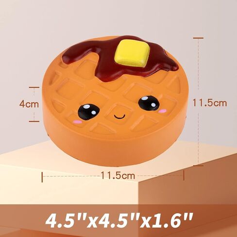 Anboor 4.5" Squishies Jumbo Slow Rising Kawaii Squishies Cat Hamburger Bread Toy for Collection Gift in Kuwait