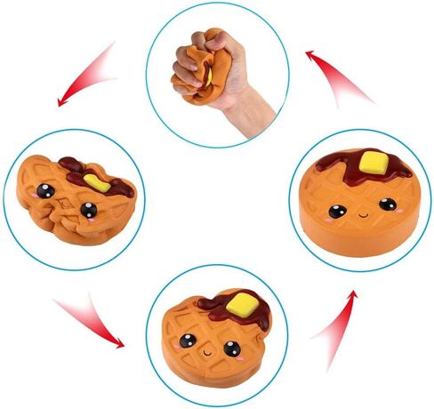 Anboor 4.5" Squishies Jumbo Slow Rising Kawaii Squishies Cat Hamburger Bread Toy for Collection Gift in Kuwait