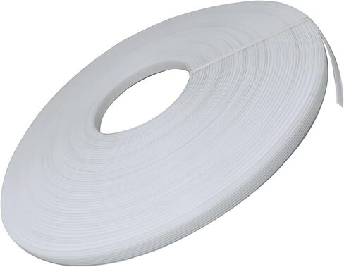 Warmadorn 50 ياردة 6 مم من البوليستر عالي الكثافة لخياطة مشد فستان الزفاف، ثوب الزفاف، الملابس الداخلية، قبعة الرضاعة، ثوب الحفلات، أبيض (6 مم) in Kuwait