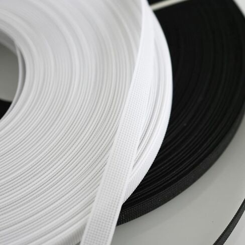 Warmadorn 50 ياردة 6 مم من البوليستر عالي الكثافة لخياطة مشد فستان الزفاف، ثوب الزفاف، الملابس الداخلية، قبعة الرضاعة، ثوب الحفلات، أبيض (6 مم) in Kuwait