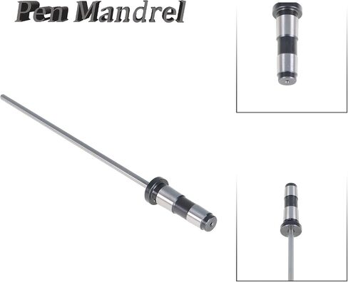 findmall MT2 Pen Turning Mandrel Pen Mandrel Bundle Pen Making Kit 2MT Shank with Mandrel Saver in Saudi Arabia