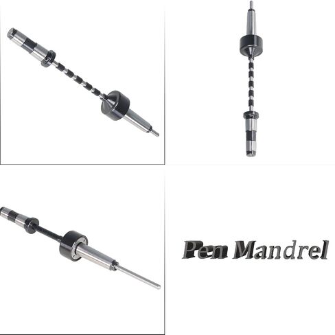 findmall MT2 Pen Turning Mandrel Pen Mandrel Bundle Pen Making Kit 2MT Shank with Mandrel Saver in Saudi Arabia