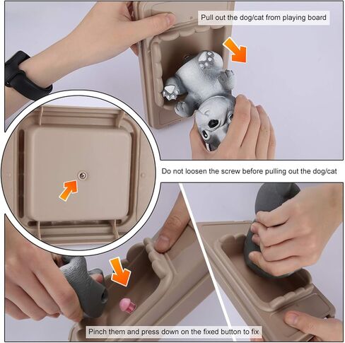 Pet Cat Carrier Backpack Toy Kids Pretend Doctor Kit Play Veterinary Set with 17 Pieces - Includes Pet Puppy and Kitten Care Toys, for Boys and Girls Aged 3-6 in Kuwait