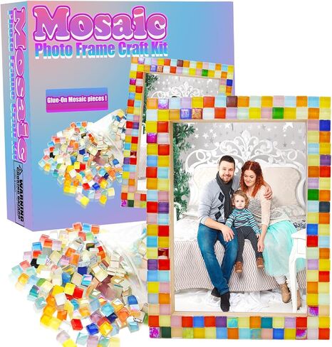 تزيين مجموعة أدوات إطار الصورة الفسيفسائية الخاصة بك، والحرف اليدوية للفتيات من سن 6 إلى 8 سنوات، والفنون والحرف اليدوية للأطفال من سن 8 إلى 12 عامًا، والحرف اليدوية الممتعة للفتيات 6 7 8 9 10 11 12 عامًا فكرة هدية عيد ميلاد in Kuwait