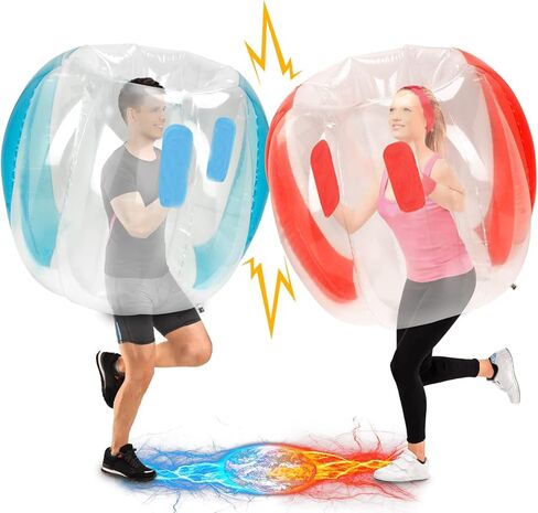 Bumper Balls for Kids,Giant Human Hamster Knocker Ball Body Zorb Ball for Child Outdoor Team Gaming Play for 3-12ages(2pcs 36inch) in Kuwait