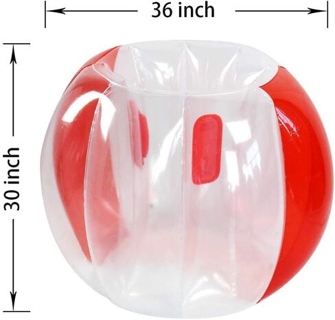 Bumper Balls for Kids,Giant Human Hamster Knocker Ball Body Zorb Ball for Child Outdoor Team Gaming Play for 3-12ages(2pcs 36inch) in Kuwait