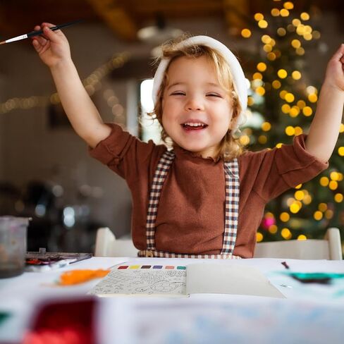 3 عبوات من كتب التلوين المائية للأطفال الذين تتراوح أعمارهم بين 4-8 سنوات، كتب رسم بالألوان المائية للجيب، طلاء مع كتب مائية للأطفال الصغار، مجموعة فنية لتلوين المياه للفتيات والأولاد هدايا عيد ميلاد in Kuwait