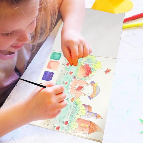 3 عبوات من كتب التلوين المائية للأطفال الذين تتراوح أعمارهم بين 4-8 سنوات، كتب رسم بالألوان المائية للجيب، طلاء مع كتب مائية للأطفال الصغار، مجموعة فنية لتلوين المياه للفتيات والأولاد هدايا عيد ميلاد in Kuwait