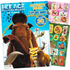Ice Age Coloring Book with Over 30 Ice Age Stickers (Party Supplies) in Saudi Arabia