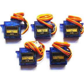 WST Tower P SG90 9G Micro Servo 180° Mini Servo Motor for RC Airplane Boat Car Helicopter Robot Controls Arm/Hand/Walking x 5 PCS in Kuwait