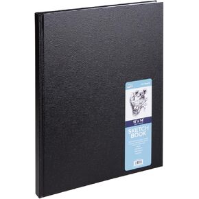 Pro-Art Pro Art Hard Bound Sketch Book, 11 by 14-Inch, Black (110 Pages) in Saudi Arabia