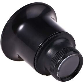 10X Jewelers Eye Loupe Loop Magnifier Monocular Magnifying Glass for Watchmakers Repair Eye Loupe Glass Tools (10X)