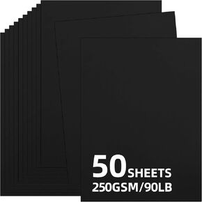 30 Sheets Sage Green Cardstock 8.5'' x 11'', 250gsm/92lb Heavyweight Cover Cardstock Paper, Thick and Smooth Card Stock Perfect for Invitations, Menus, Crafts, DIY Cards, Arts and Crafts
