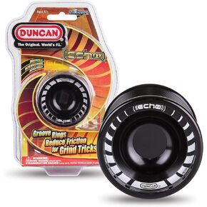 Duncan Toys Echo 2 Yo-Yo [Black], Unresponsive Pro Level Yo-Yo, Concave Bearing