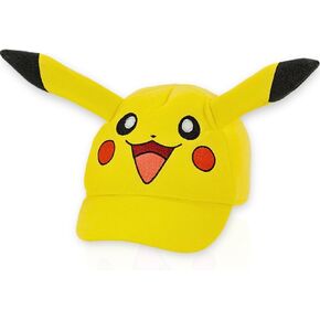 Yellow Pokemon Deluxe Hat - 9.5" x 7", 1 Count - Vibrant & Iconic Pikachu Design - Durable Fabric - Perfect For Themed Parties & Events in Saudi Arabia