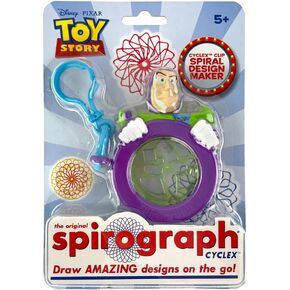 Spirograph Cyclex Clip Grogu - Disney Star Wars The Mandalorian - Baby Yoda - الطريقة السهلة لعمل تصميمات مذهلة لا تعد ولا تحصى - عجلة استنسل دوارة - سفر للأطفال من سن 5 سنوات فما فوق