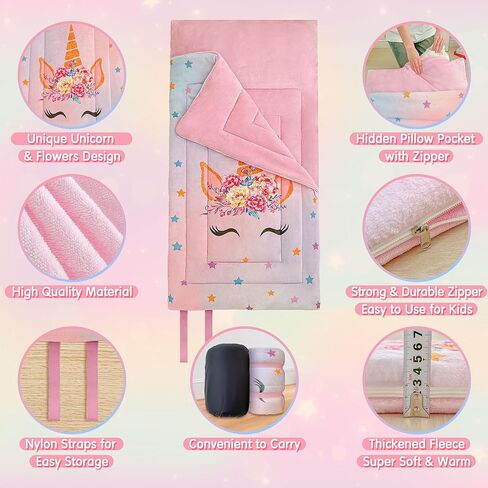 حقيبة نوم للأطفال من يونيكورن حقيبة نوم للأطفال الصغار للعناية النهارية in Kuwait