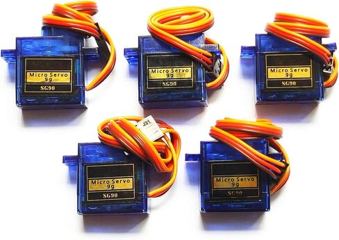 WST Tower P SG90 9G Micro Servo 180° Mini Servo Motor for RC Airplane Boat Car Helicopter Robot Controls Arm/Hand/Walking x 5 PCS in Kuwait