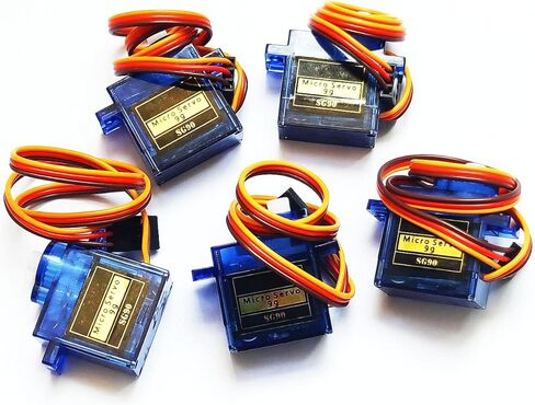 WST Tower P SG90 9G Micro Servo 180° Mini Servo Motor for RC Airplane Boat Car Helicopter Robot Controls Arm/Hand/Walking x 5 PCS in Kuwait