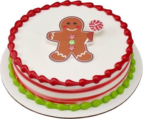 DecoPac Santa in Sleigh Cake Decoration, Christmas Cake Topper, Festive Layon With Santa and Reindeer, 24 Pack in Kuwait