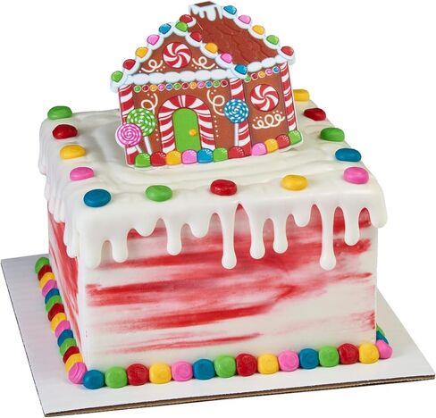 DecoPac Santa in Sleigh Cake Decoration, Christmas Cake Topper, Festive Layon With Santa and Reindeer, 24 Pack in Kuwait